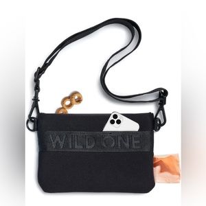 Wild One Black Dog Treat Pouch